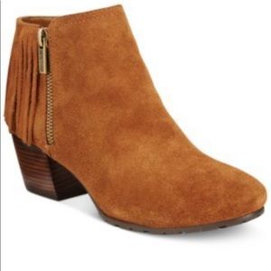 Kenneth Cole Reaction Fringe Suede Boot Bootie